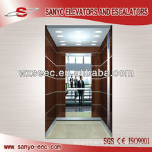 Madera y espejo Deocration cabina de ascensor de pasajeros (TKJ-SEE-CP15)